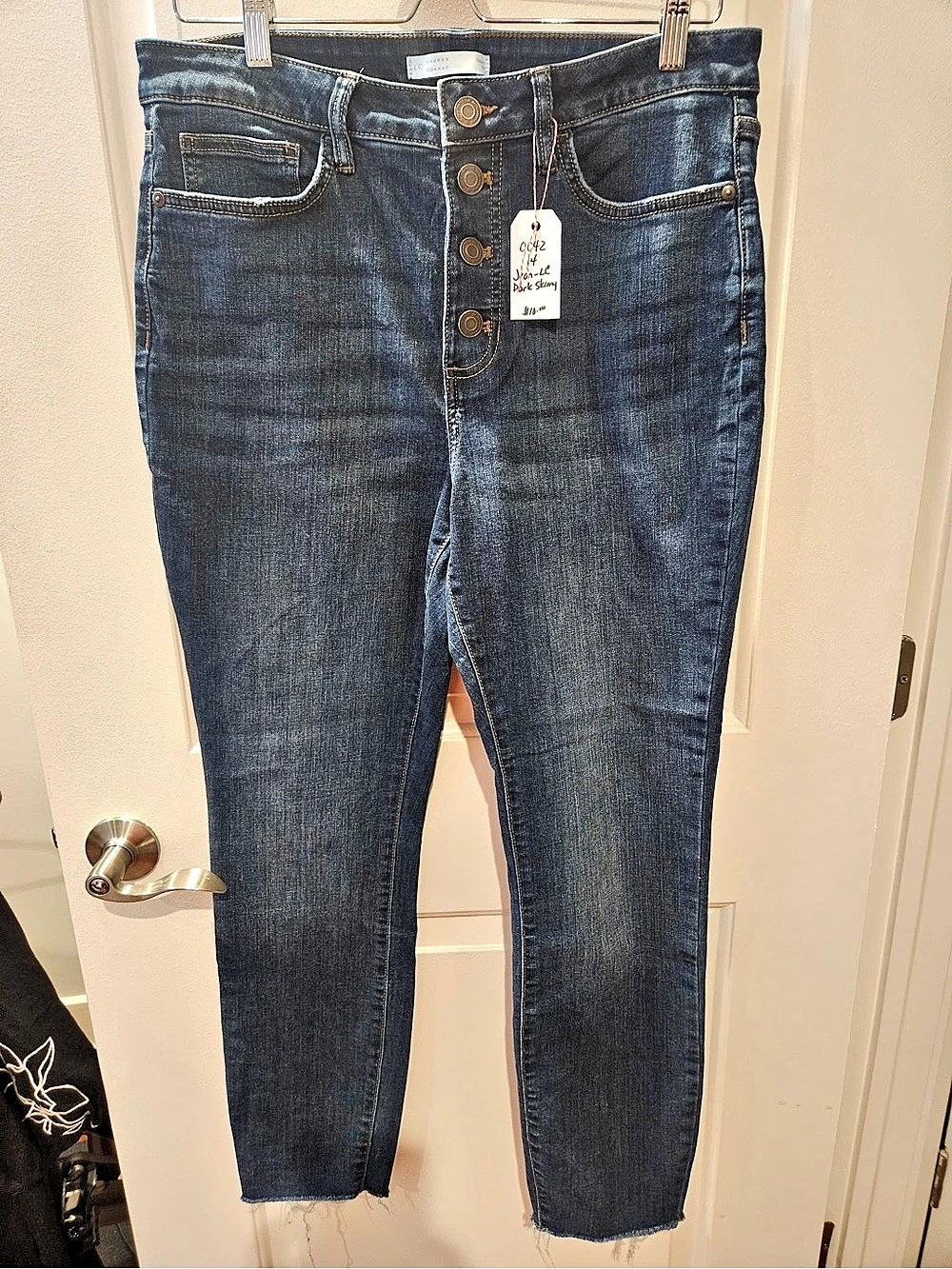 Lauren Conrad LC Lauren Conrad jegging Skinny Jeans in Blue Size 14